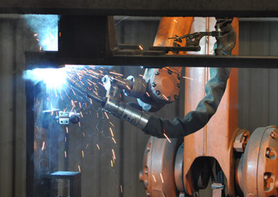 Woven Metal Products and State-of-the-Art Robotic Equipment in its Facility