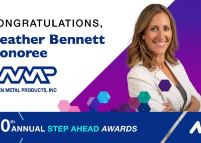 Woven Metal Products’ Heather Bennett Named Honoree in Women in Manufacturing STEP Ahead Awards from The Manufacturing Institute