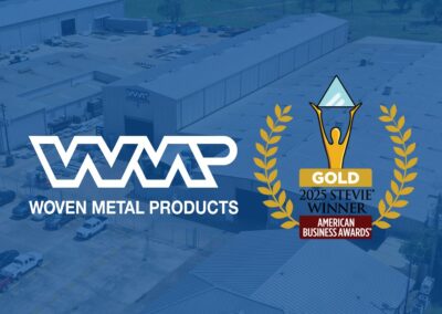Woven Metal Products Honored as Gold Stevie® Award Winner In 2025 American Business Awards®