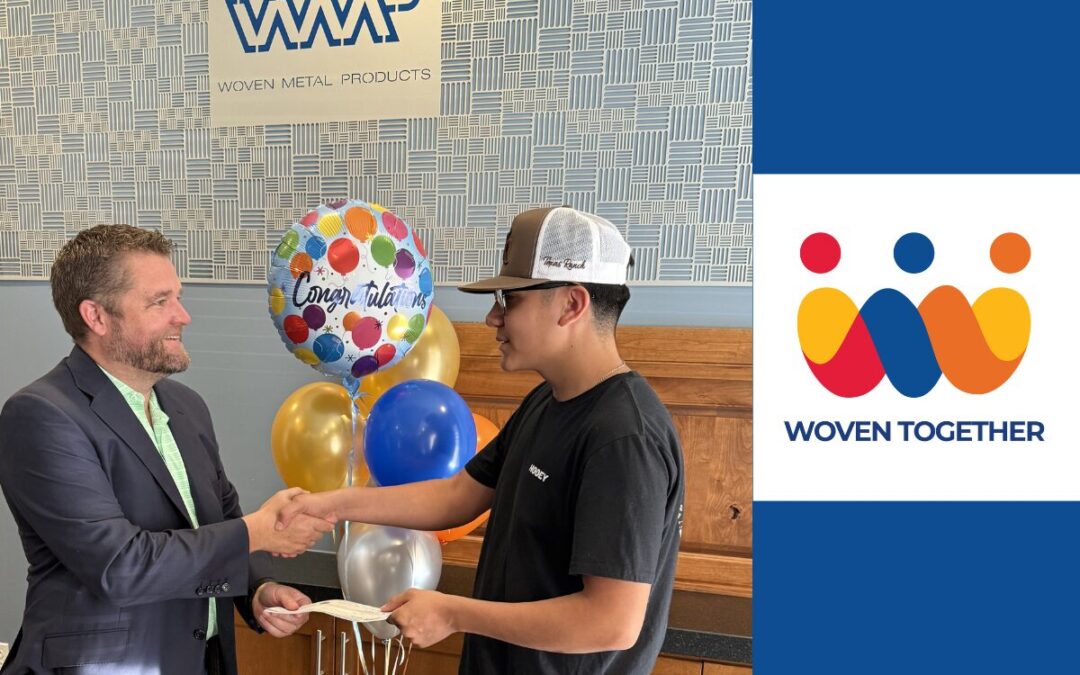 Woven Metal Products Names Eduardo Castillo 2025 Spark for The Future Scholarship Winner 