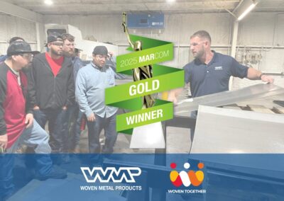 Woven Metal Products’ Woven Together Program Recognized for Excellence in Strategic Communications with Gold MarCom Award